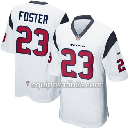 Camiseta Hombre NFL Houston Texans Arian Foster 23 Nike Blanco